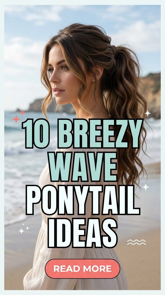 10 Breezy Wave Ponytail Ideas