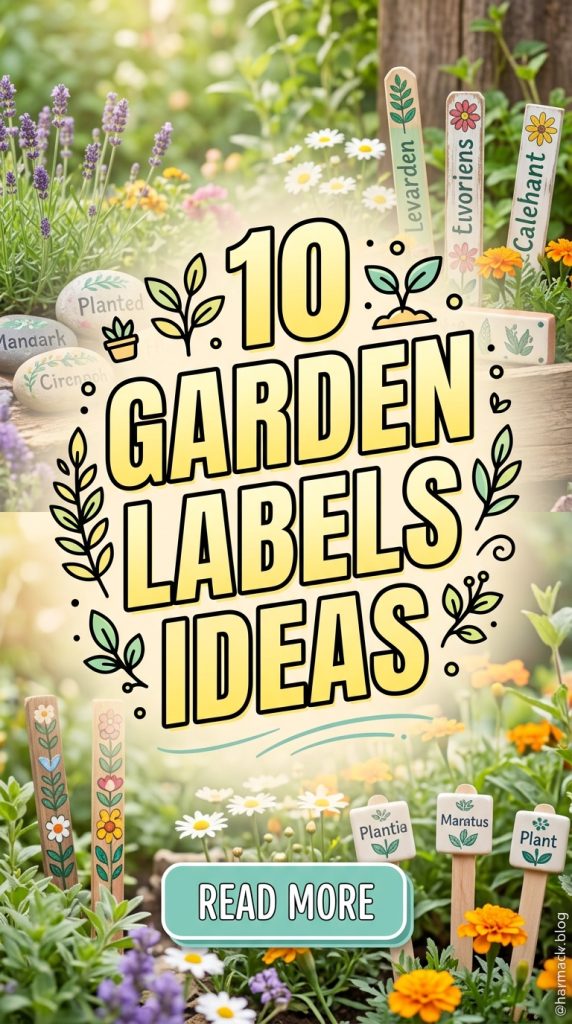 10 Garden Labels Ideas