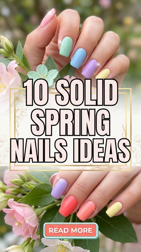 10 Solid Spring Nails Ideas