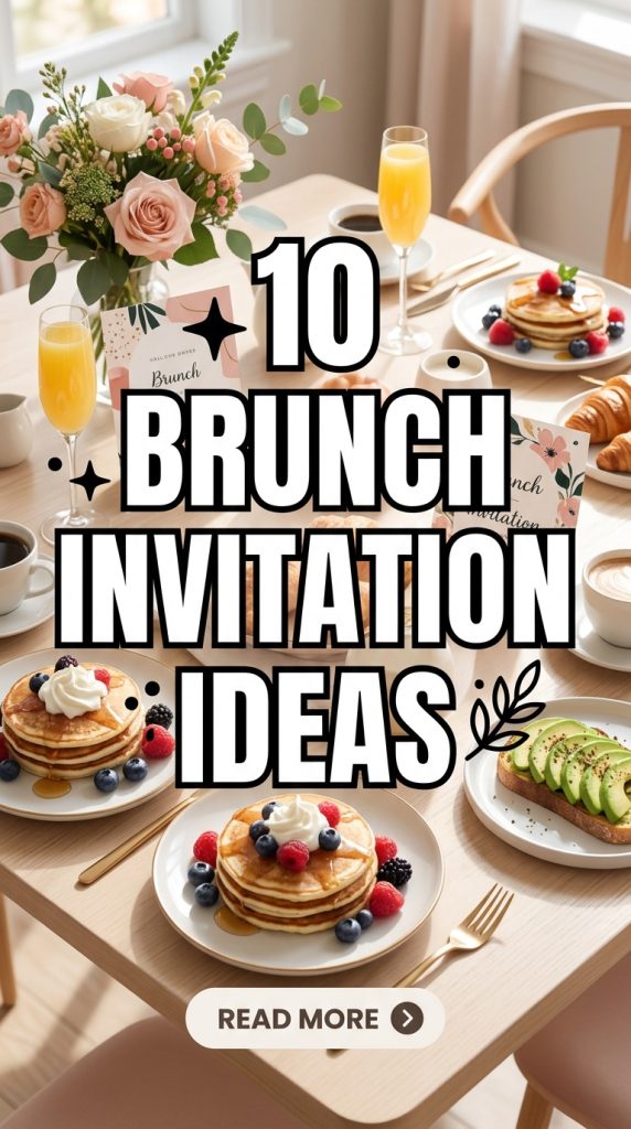 10 Brunch Invitation Ideas