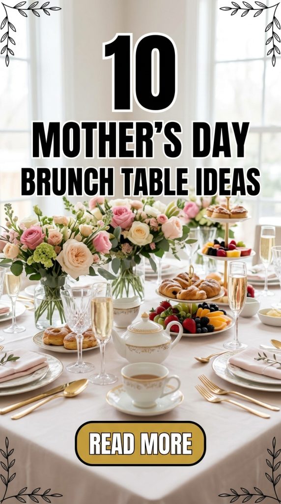 10 Mother’s Day Brunch Table Ideas