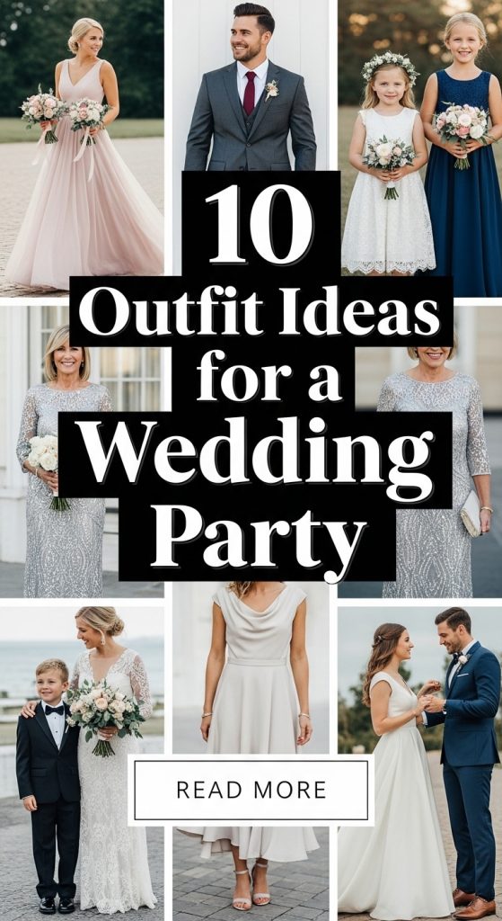 10 Outfit Ideas for a Wedding Party