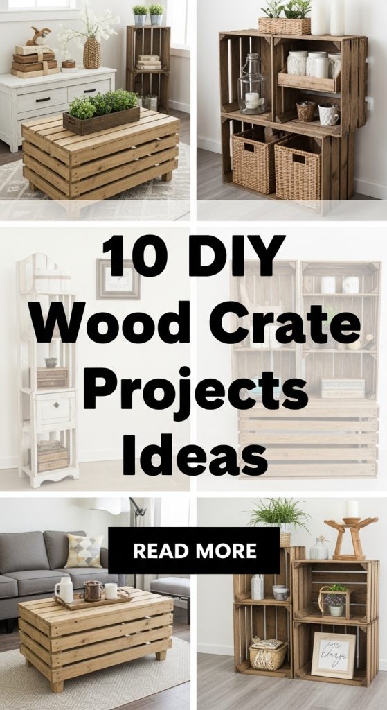 10 DIY Wood Crate Projects Ideas