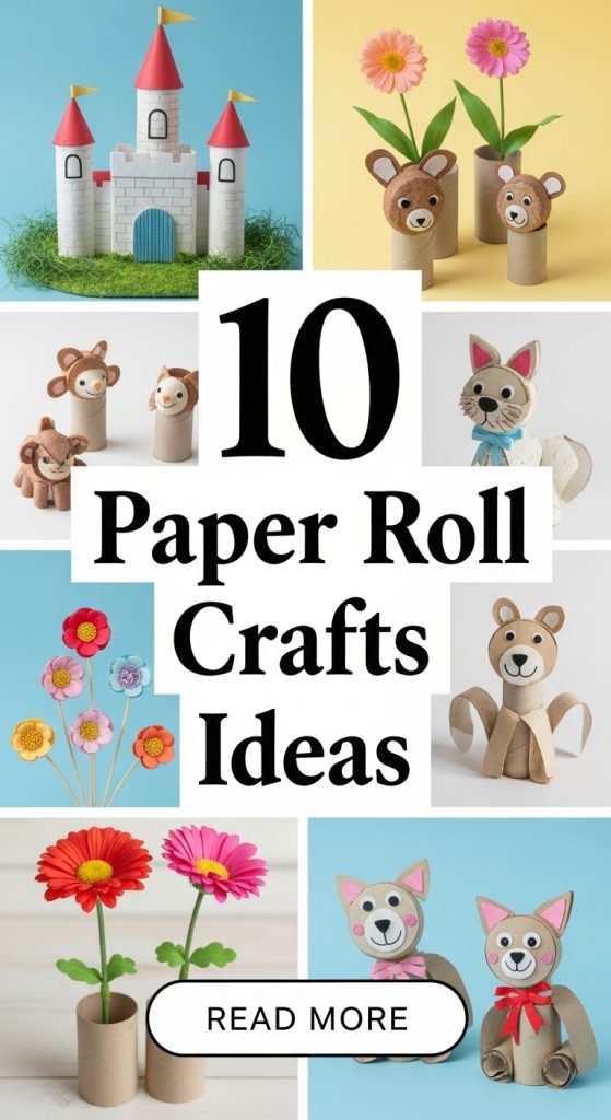 10 Paper Roll Crafts Ideas
