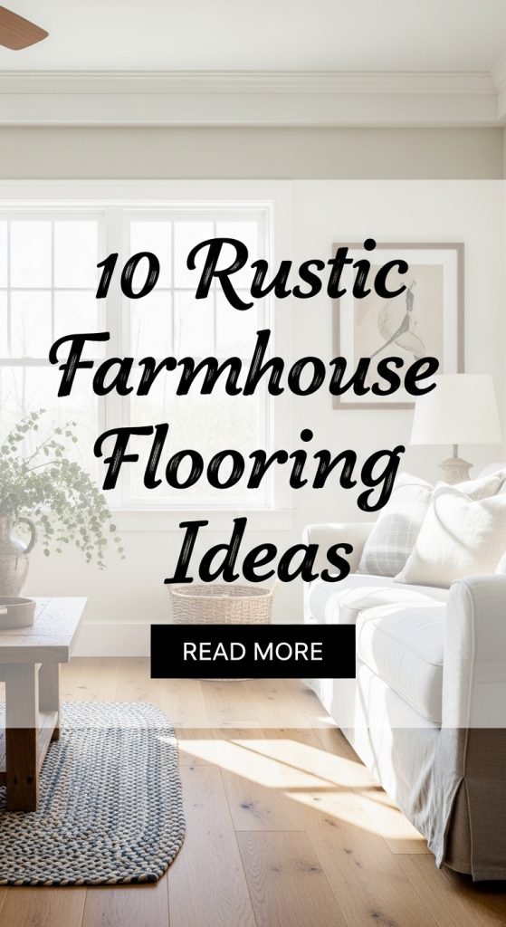 10 Rustic Farmhouse Flooring Ideas