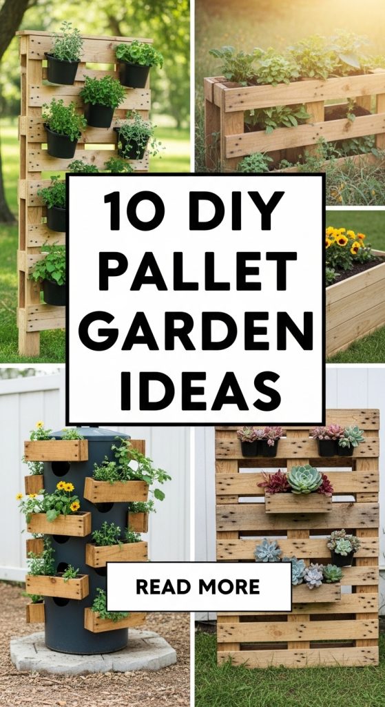 10 DIY Pallet Garden Ideas