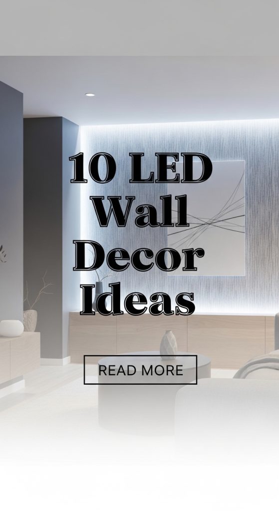 10 LED Wall Decor Ideas