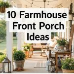 10 Farmhouse Front Porch Ideas