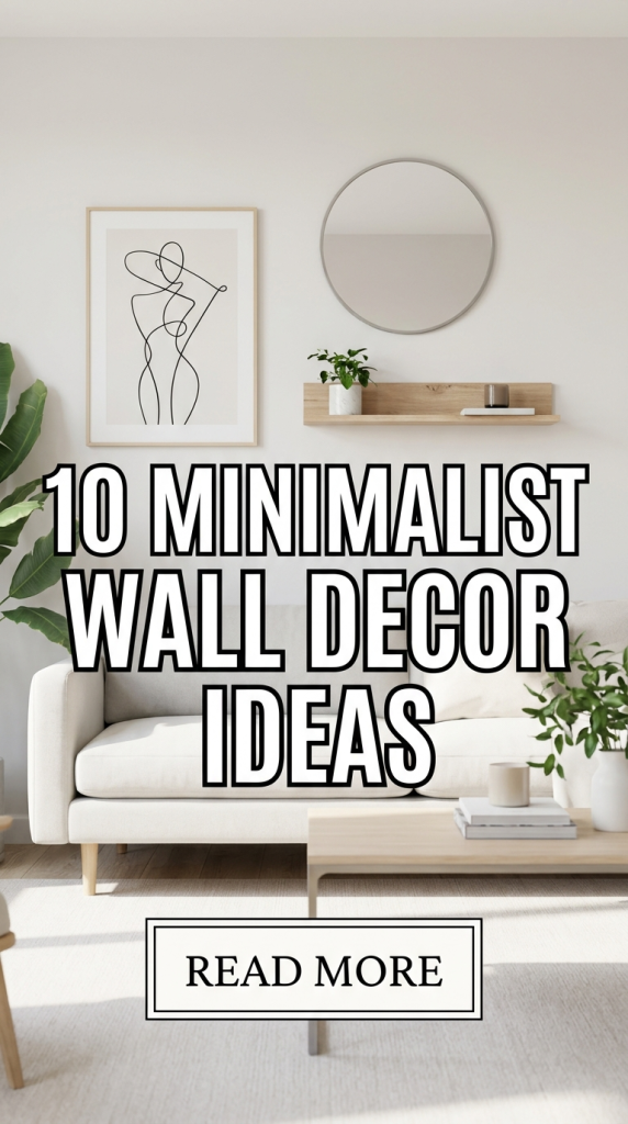 10 Minimalist Wall Decor Ideas