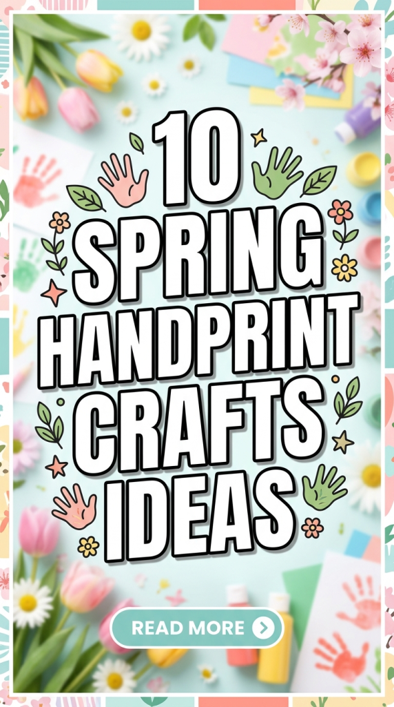 10 Spring Handprint Crafts Ideas