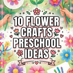 10 Flower Crafts Preschool Ideas