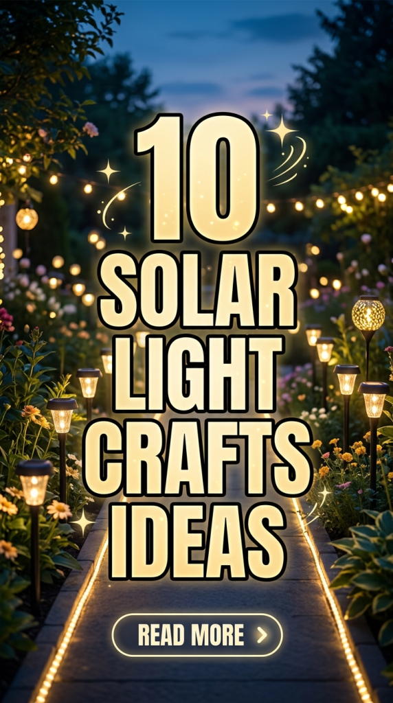 10 Solar Light Crafts Ideas
