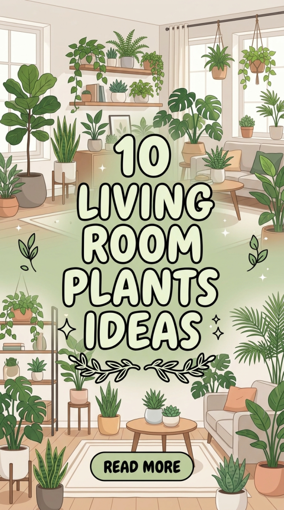 10 Living Room Plants Ideas