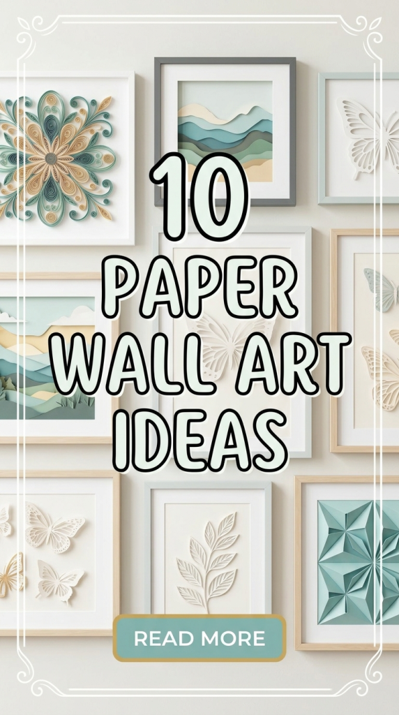 10 Paper Wall Art Ideas