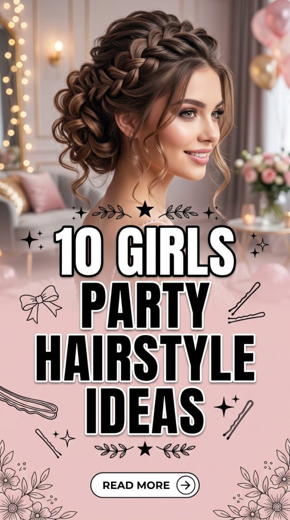 10 Girls Party Hairstyle Ideas
