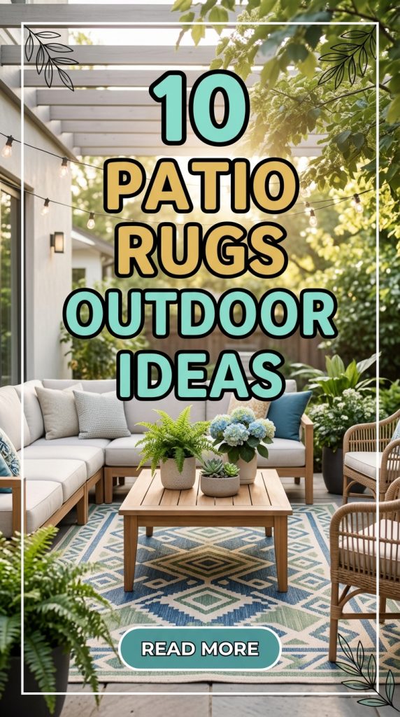 10 Patio Rugs Outdoor Ideas