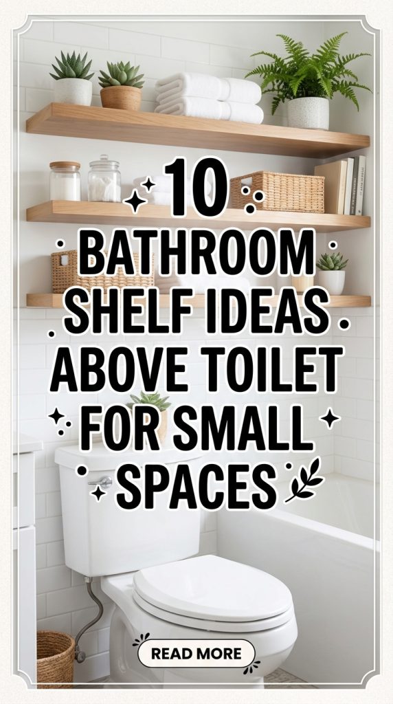 10 Bathroom Shelf Ideas Above Toilet for Small Spaces