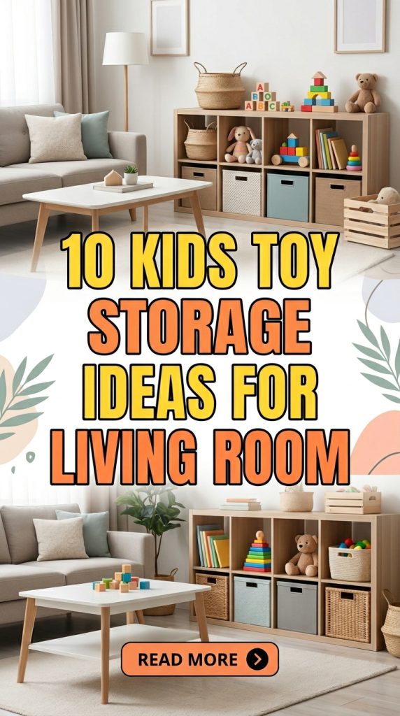10 Kids Toy Storage Ideas for Living Room