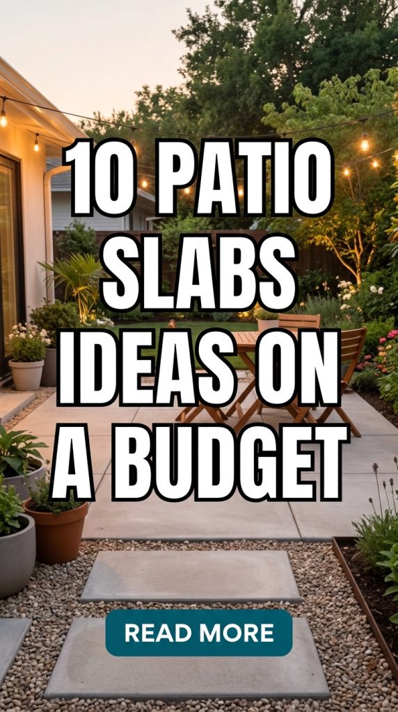 10 Patio Slabs Ideas On A Budget