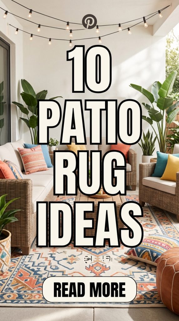 10 Patio Rug Ideas