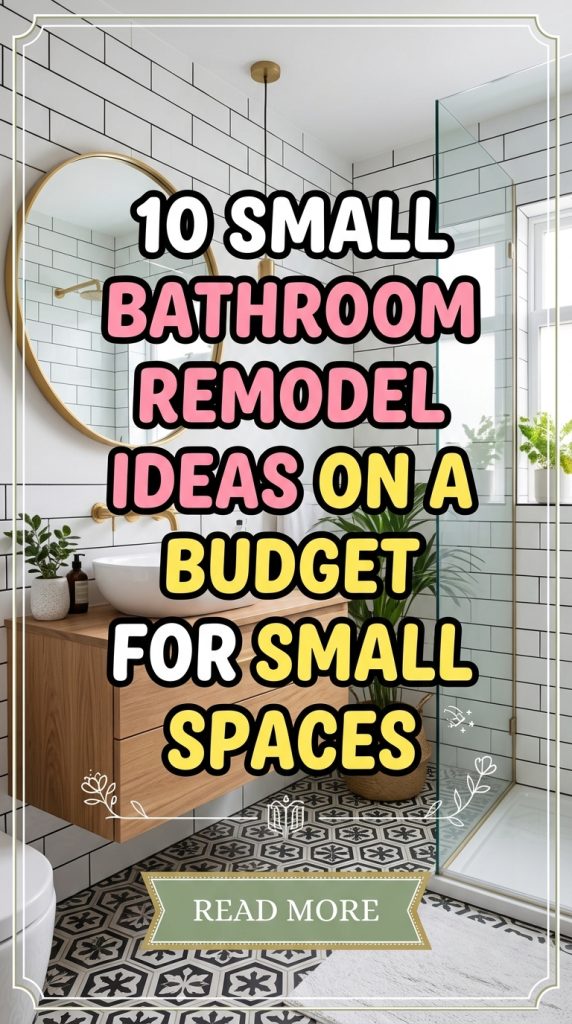 10 Small Bathroom Remodel Ideas on a Budget for Small Spaces