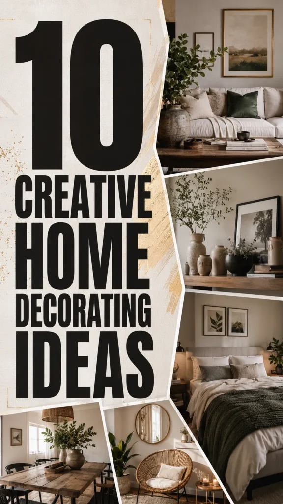 10 Creative Home Decorating Ideas
