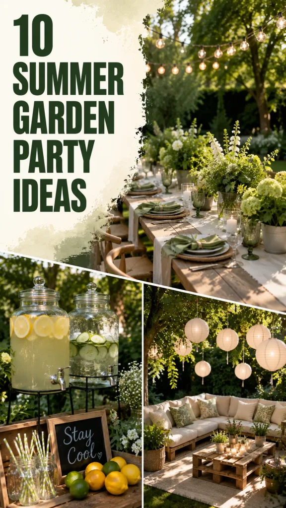10 Summer Garden Party Ideas
